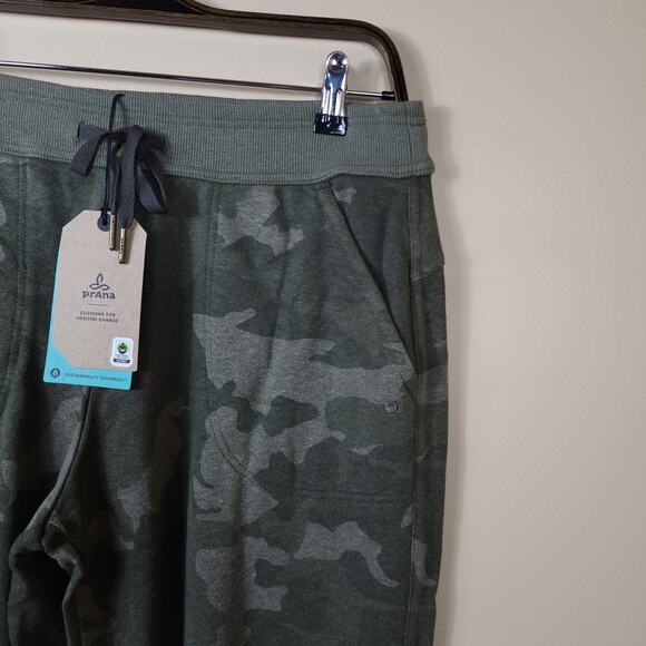 prAna Cozy Up Ankle Pant in Sage Camo Size M - Picture 3 of 10